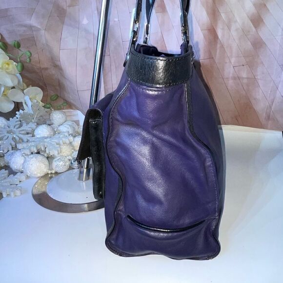 Walter Baker TwoTone Leather Tote XLarge - Picture 4 of 11